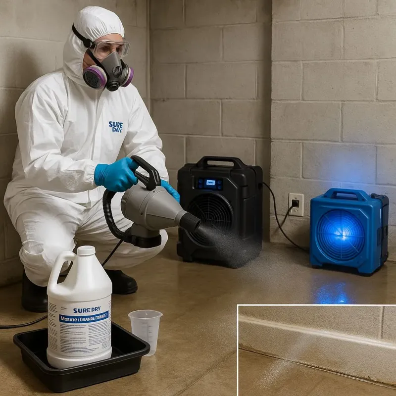 Sanitization and Odor Removal process in Sussex County, NJ