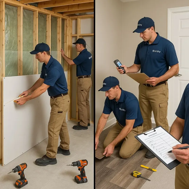 Repairs and Reconstruction process in Sussex County, NJ