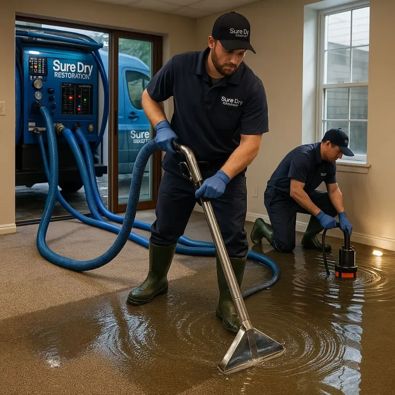 Water Extraction and Removal process in Sussex County, NJ